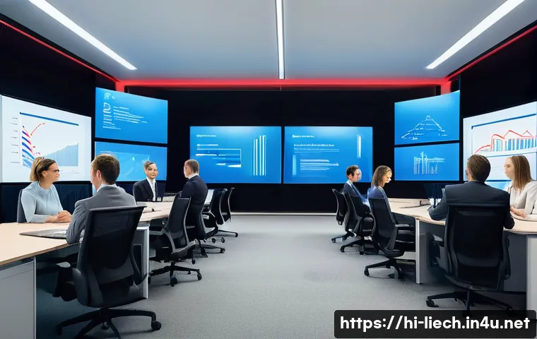 리히텐슈타인의 금융 규제 변화 - A modern financial office scene in Liechtenstein, showcasing a diverse group of professional financi...